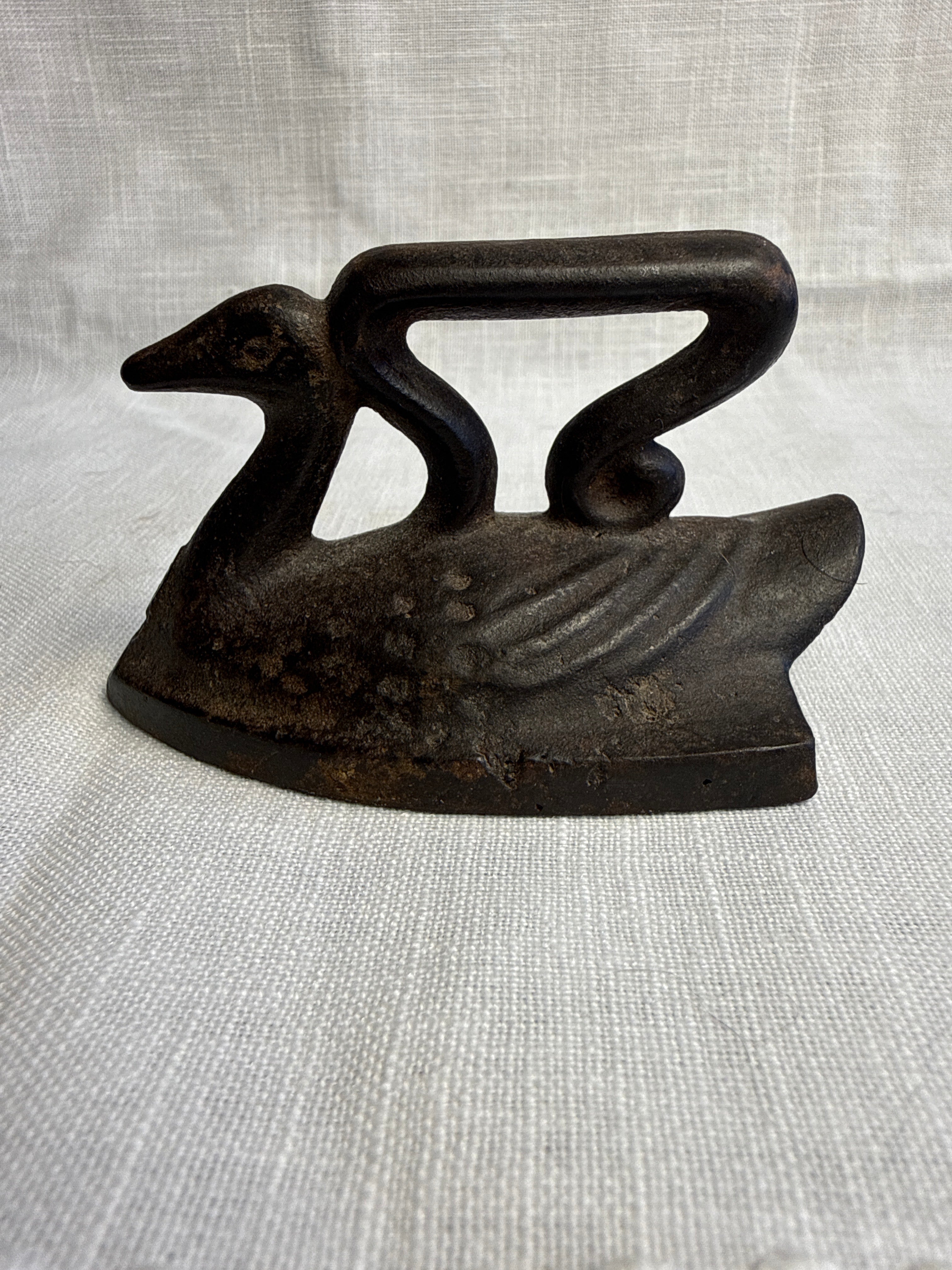Small Decorative Swan Sad Iron